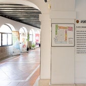 Zona de pasillos de la planta de San Benito donde tiene su sede la Concejalía de Urbanismo.