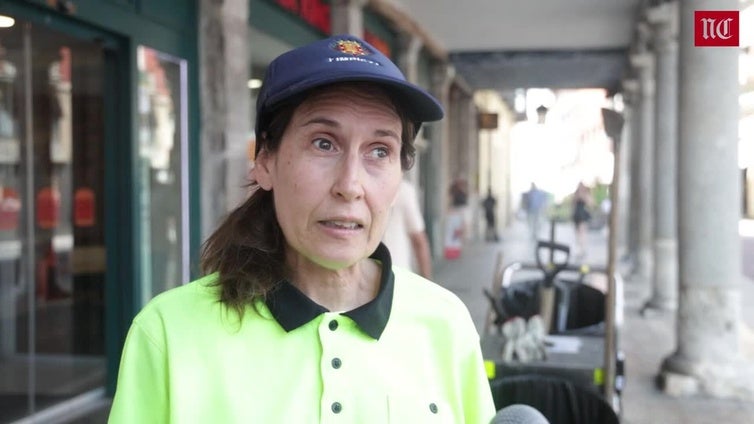 Trabajadores a pie de calle, frente a la ola de calor