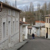 Calles en la localidad vallisoletana de Bahabón.