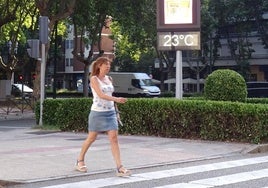 El mercurio marcaba 23 grados a primera hora de la mañana en el Paseo de Zorrilla.