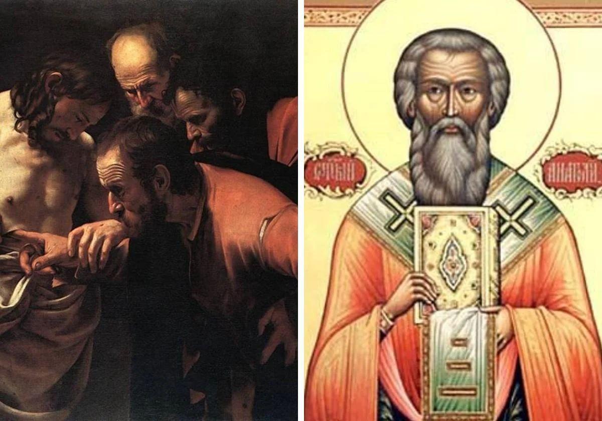Santos Marcelino y Pedro de Roma y San Erasmo de Formia .