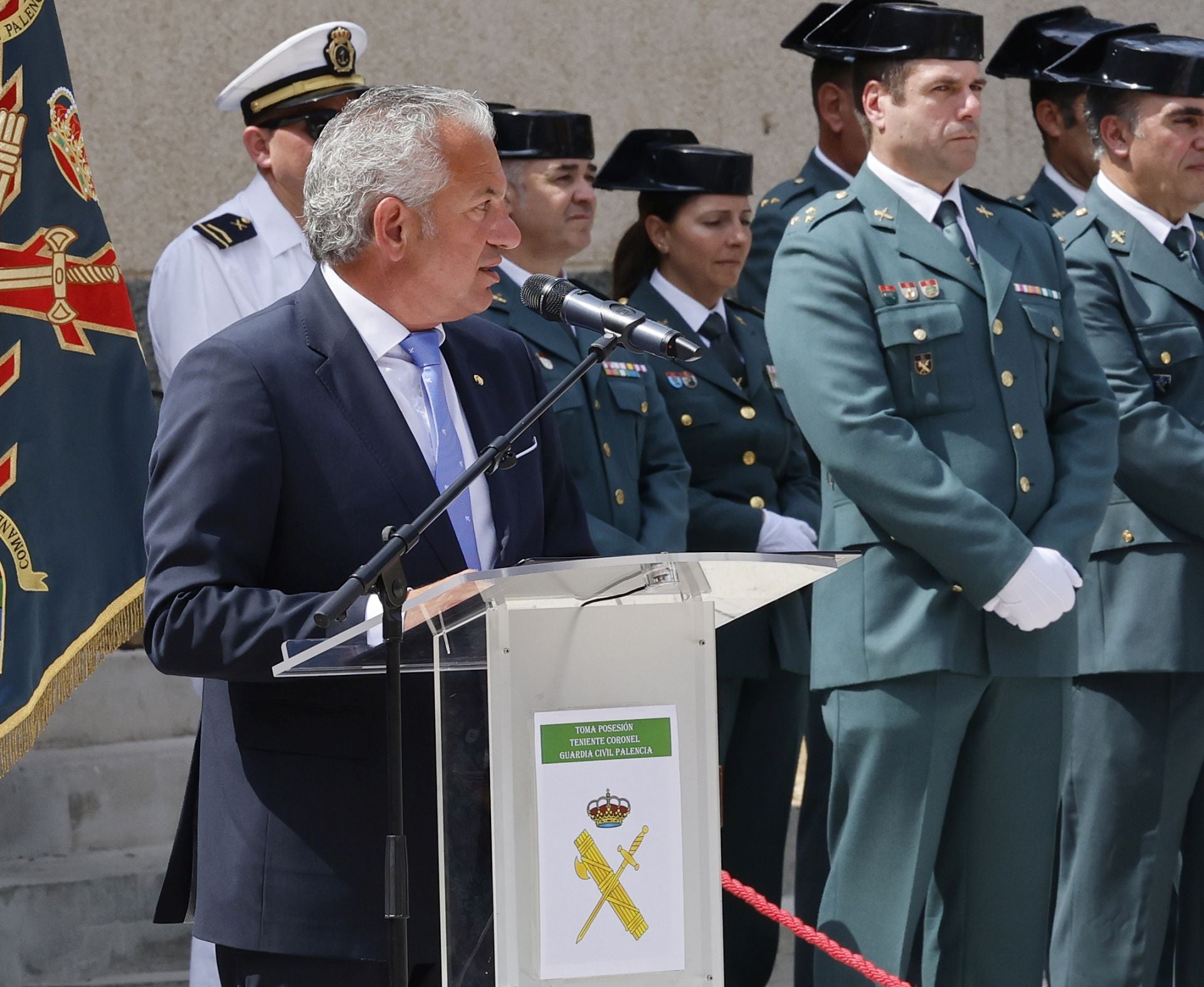 Así ha sido la toma de posesión del nuevo jefe de la Comandancia de Palencia