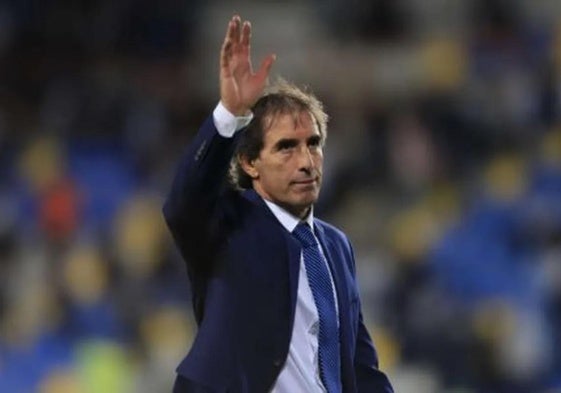Guillermo Almada tras un partido con Pachuca.