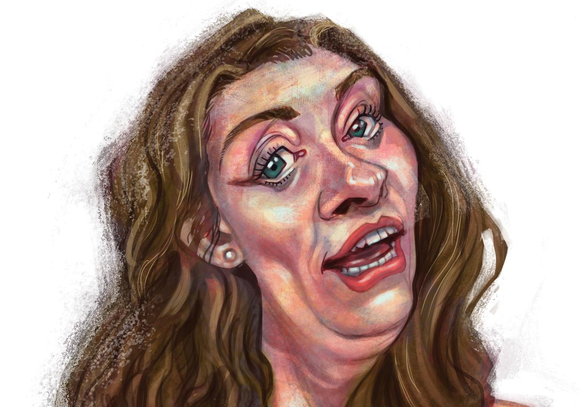 Ester Muñoz, nueva portavoz del PP en el Congreso de los Diputados, en una caricatura.