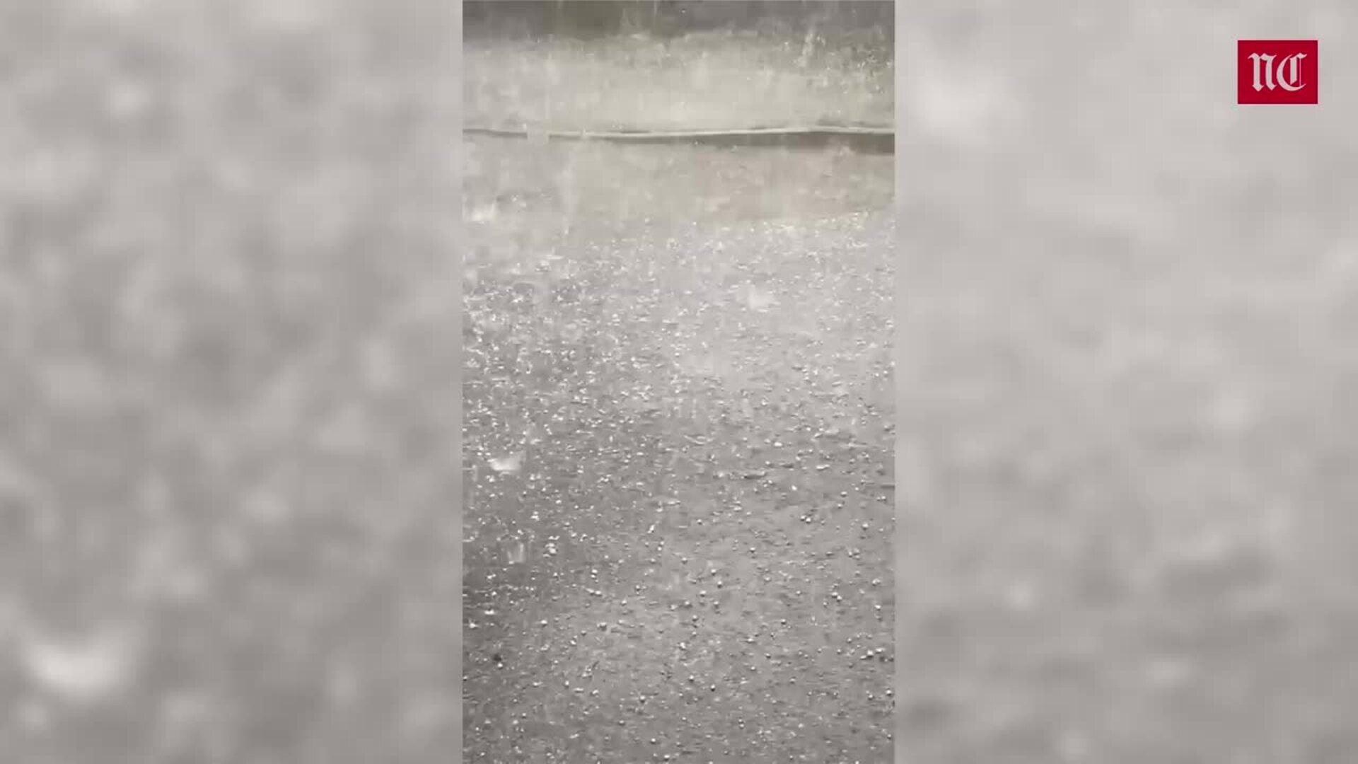 La tromba de agua y granizo de Rioseco