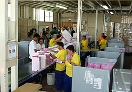 Centro especial de empleo de Apadefim en El Sotillo.