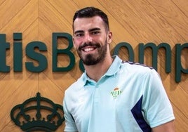 Guilherme Fernandes, tras su llegada al Betis en 2023