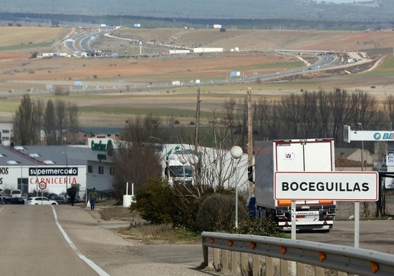 Entrada al pueblo de Boceguillas.