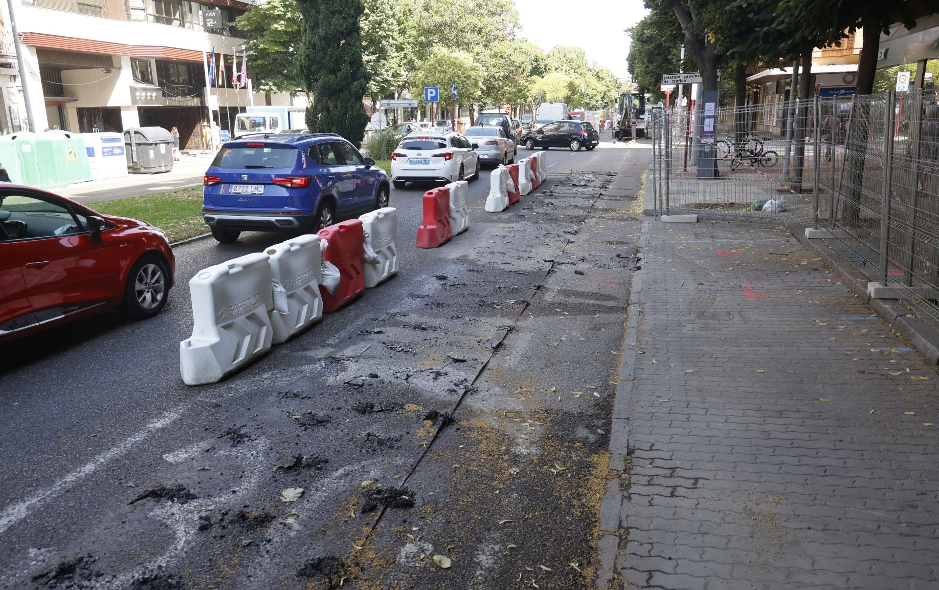 Las obras de la red de calor llegan a la avenida Casado del Alisal