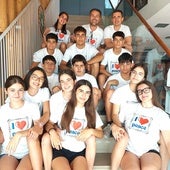 Los jóvenes de Pedrajas de San Esteban que participarán en el intercambio juvenil europeo.