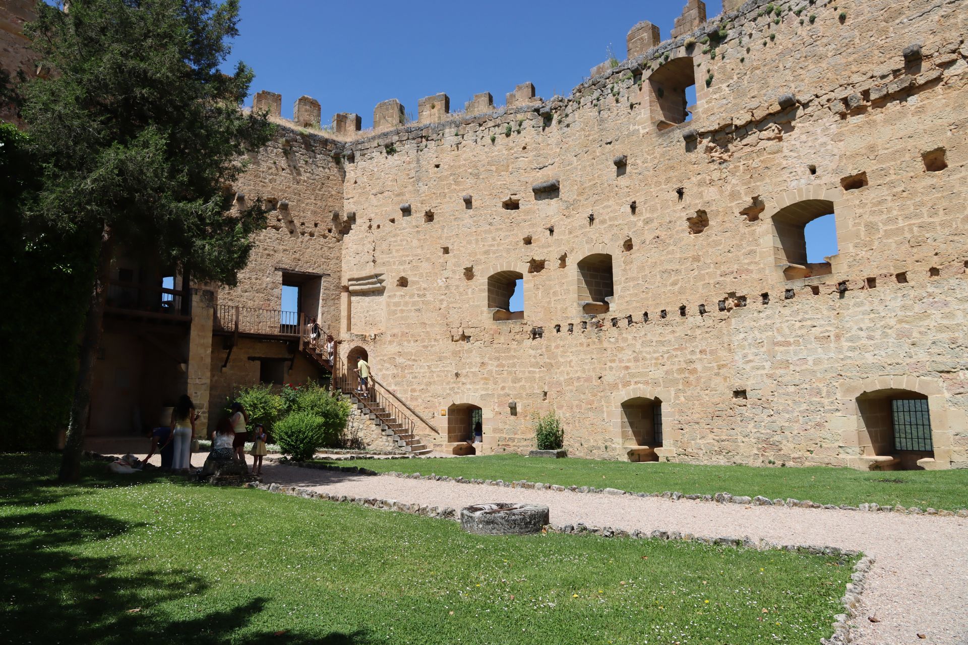 Fotos de las nuevas visitas al castillo de Pedraza