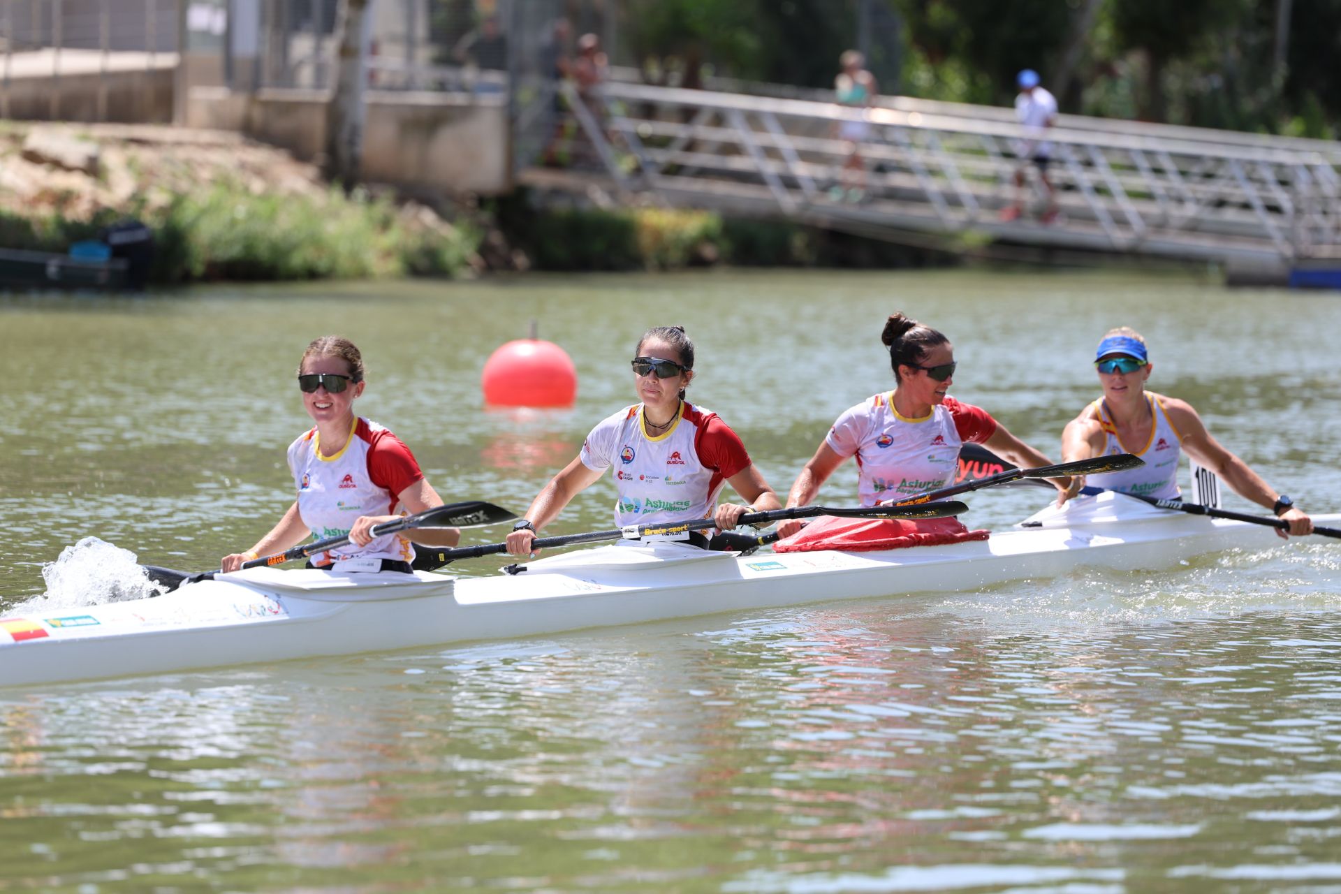 Las imágenes de la Regata Internacional K4 celebrada en aguas del Pisuerga