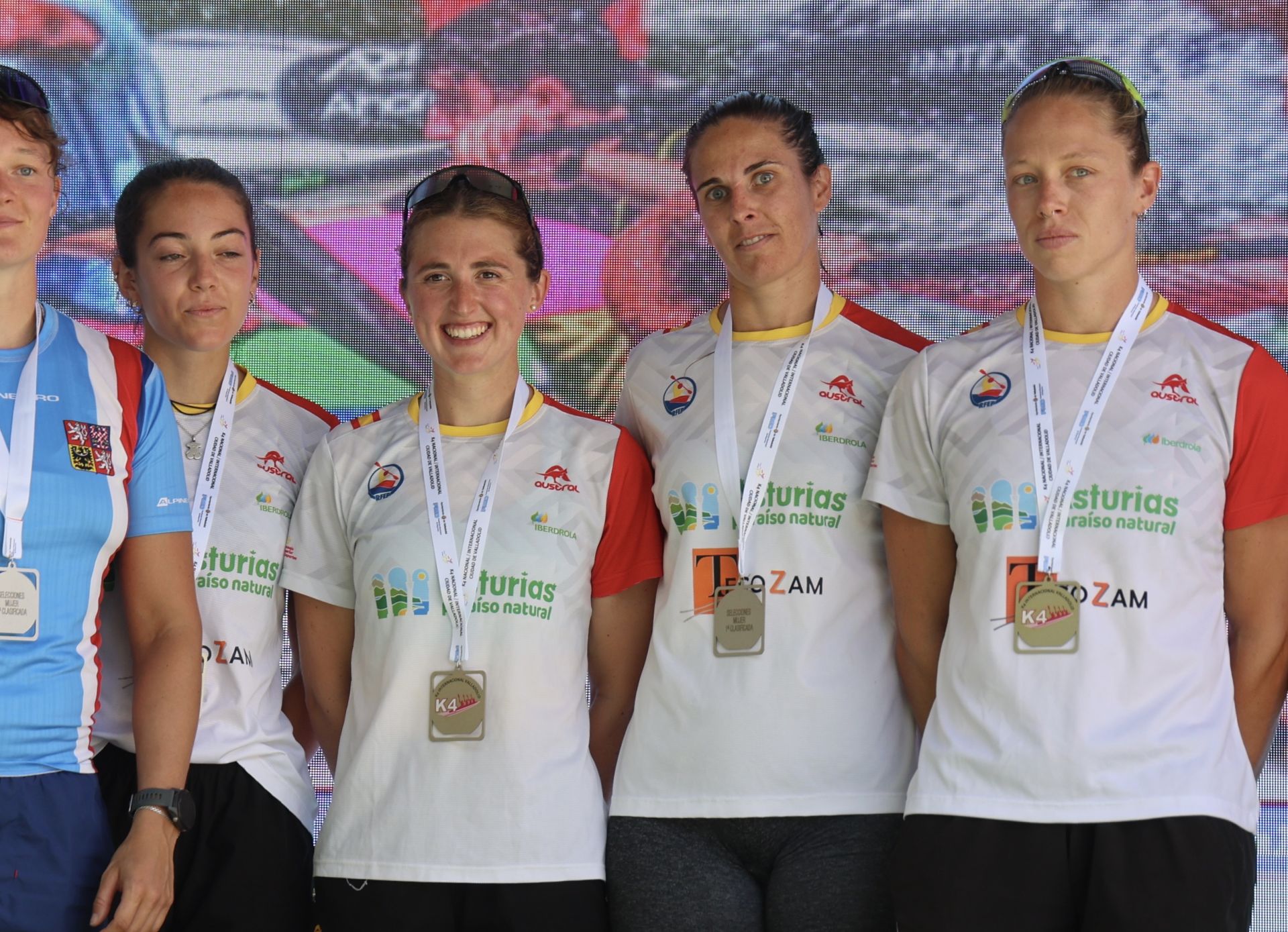 Las imágenes de la Regata Internacional K4 celebrada en aguas del Pisuerga