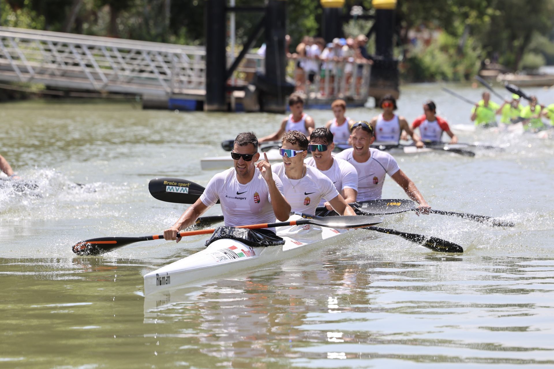 Las imágenes de la Regata Internacional K4 celebrada en aguas del Pisuerga