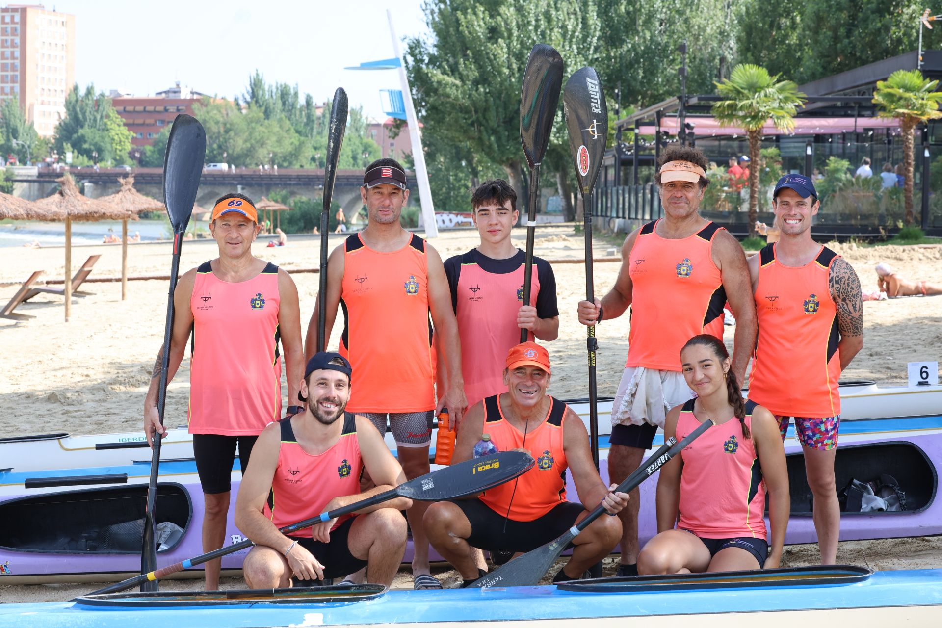 Las imágenes de la Regata Internacional K4 celebrada en aguas del Pisuerga