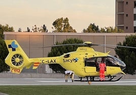 Imagen de archivo del helicóptero medicalizado de Sacyl