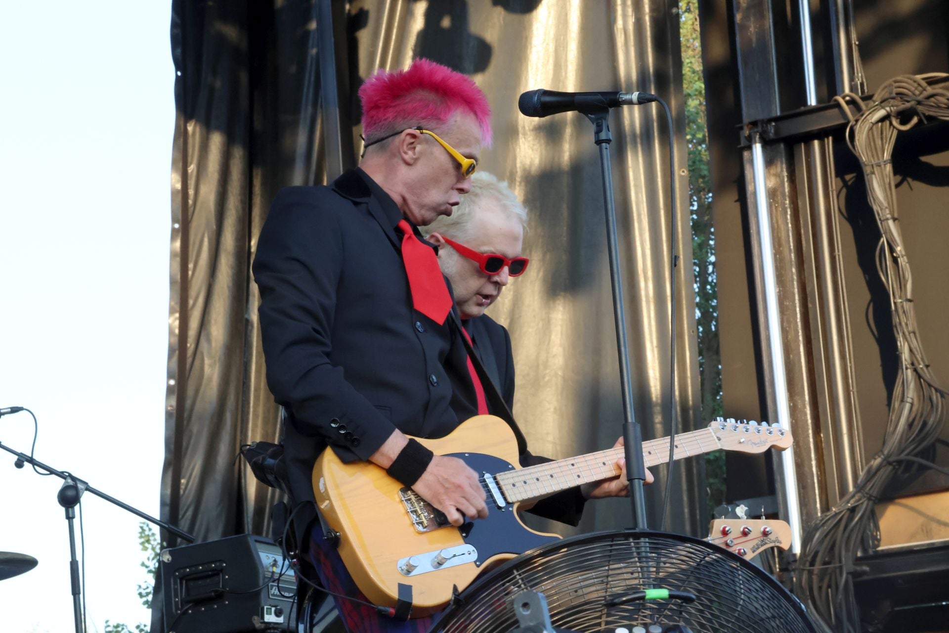 Imágenes de The Toy Dolls en el festival El Milanito.
