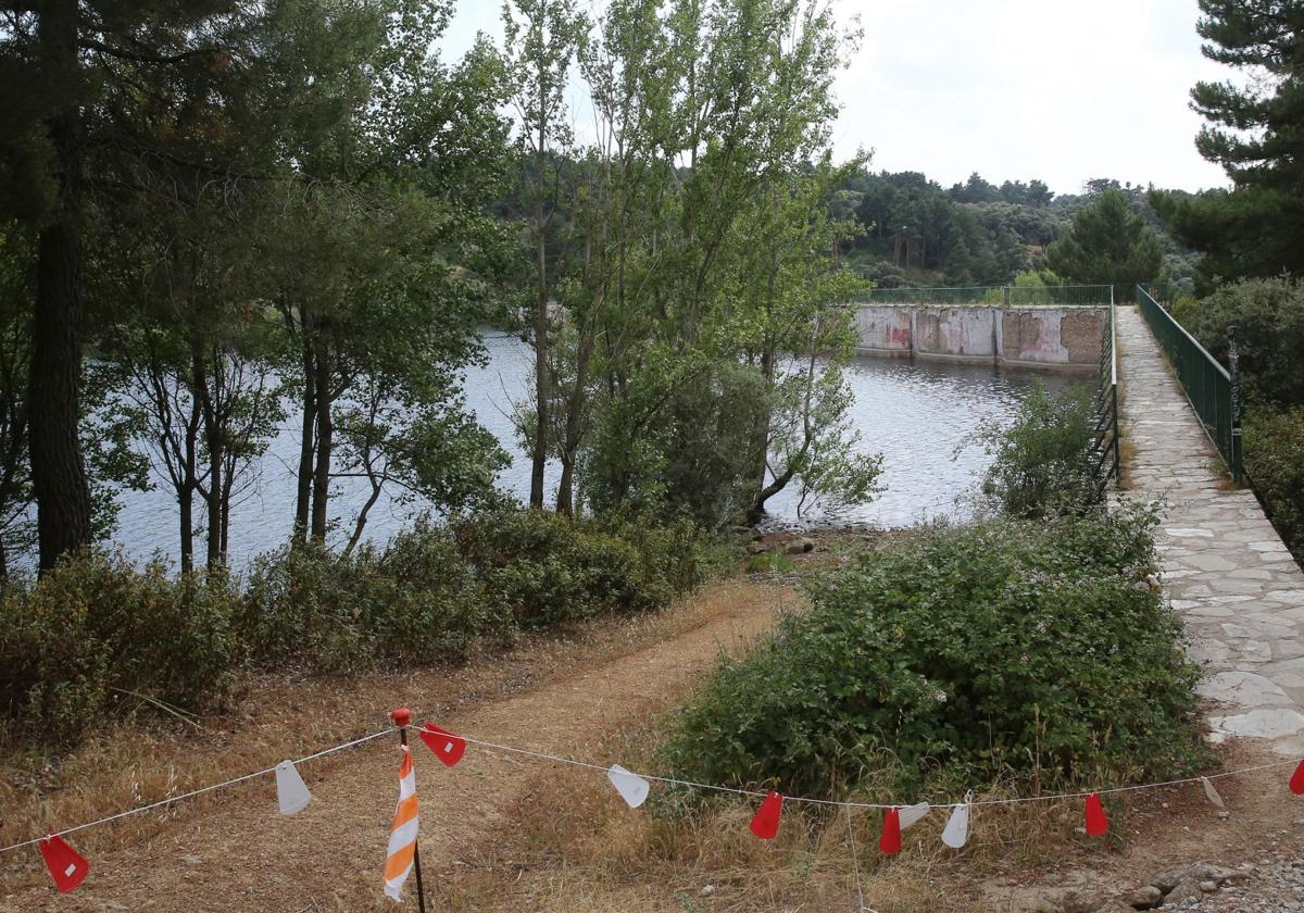 Estado del embalse de Puente Alta, en Revenga, desde donde debe partir el suministro.