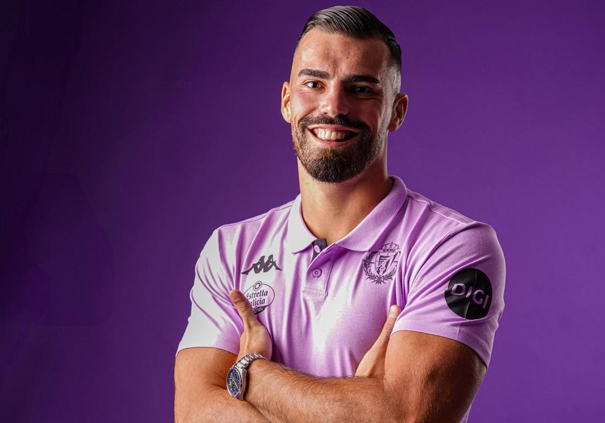 Guilherme Fernandes posa tras llegar al Real Valladolid.
