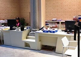 Oficina de tributos de la Diputación de Segovia.