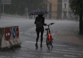 Una tormenta provocada por una dana.