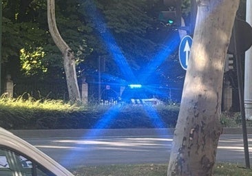Herida una motorista al colisionar con un coche en el paseo de Zorrilla