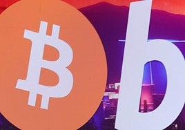 Cartel de la conferencia 2025 sobre Bitcoin y criptomonedas en Las Vegas (Estados Unidos).