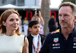 Christian Horner con Geri Halliwell Horner.