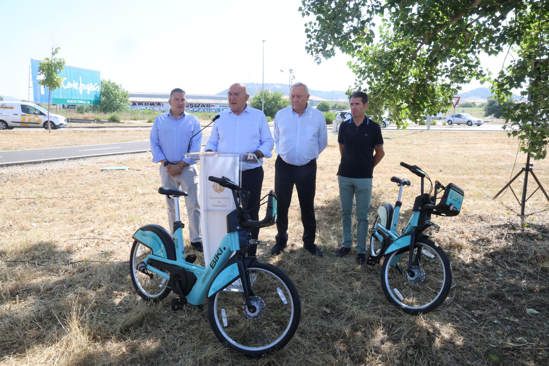 Las fotos de la inauguración del carril-bici que comunica Valladolid con La Cistérniga