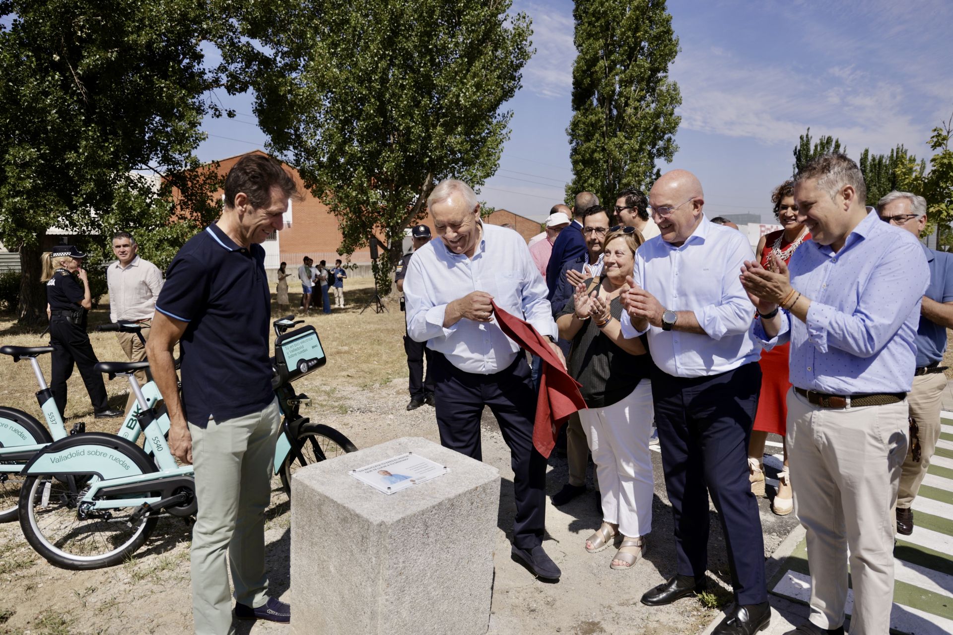 Las fotos de la inauguración del carril-bici que comunica Valladolid con La Cistérniga
