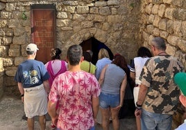 Visita al castillo de Trigueros del Valle.