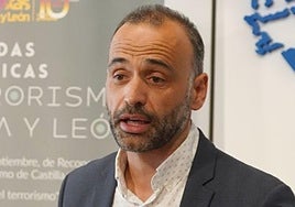 El decano del Colegio Profesional de Periodistas de Castilla y León, Pedro Lechuga, en una imagen de archivo.