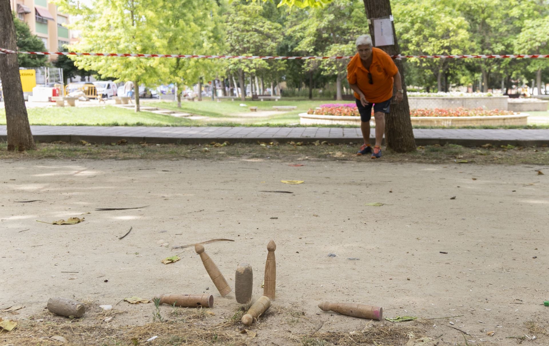 El juego tradicional de los bolos.