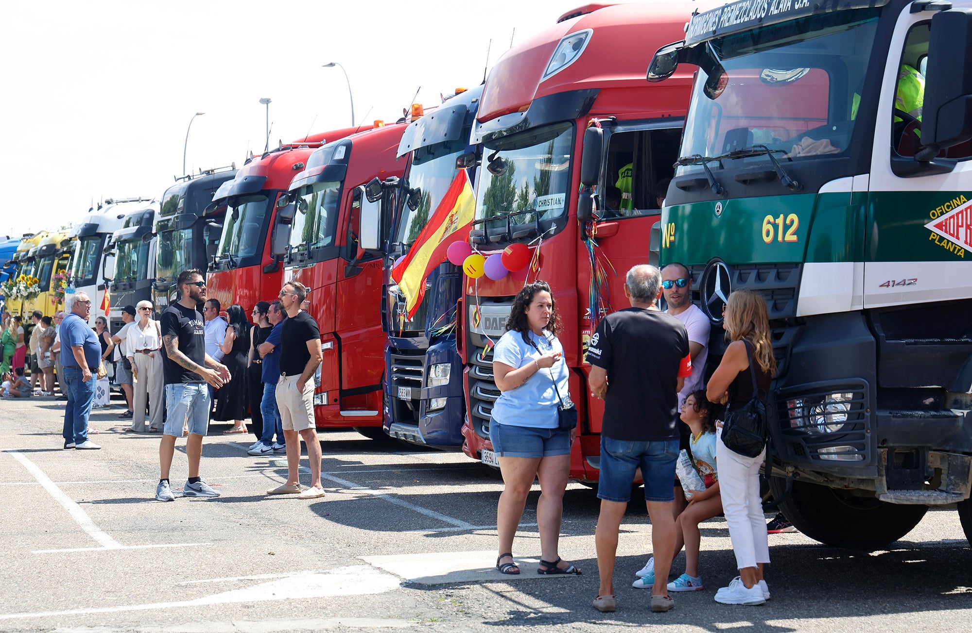 Los transportistas celebran un San Cristóbal
