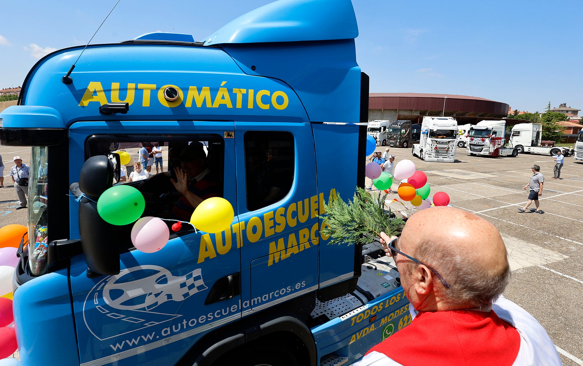 Los transportistas celebran un San Cristóbal