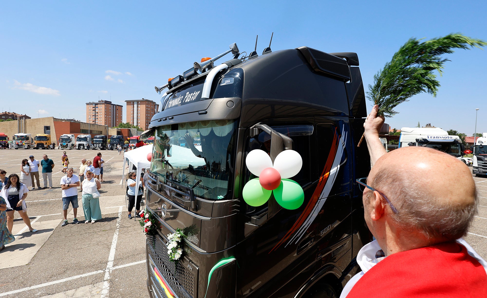 Los transportistas celebran un San Cristóbal