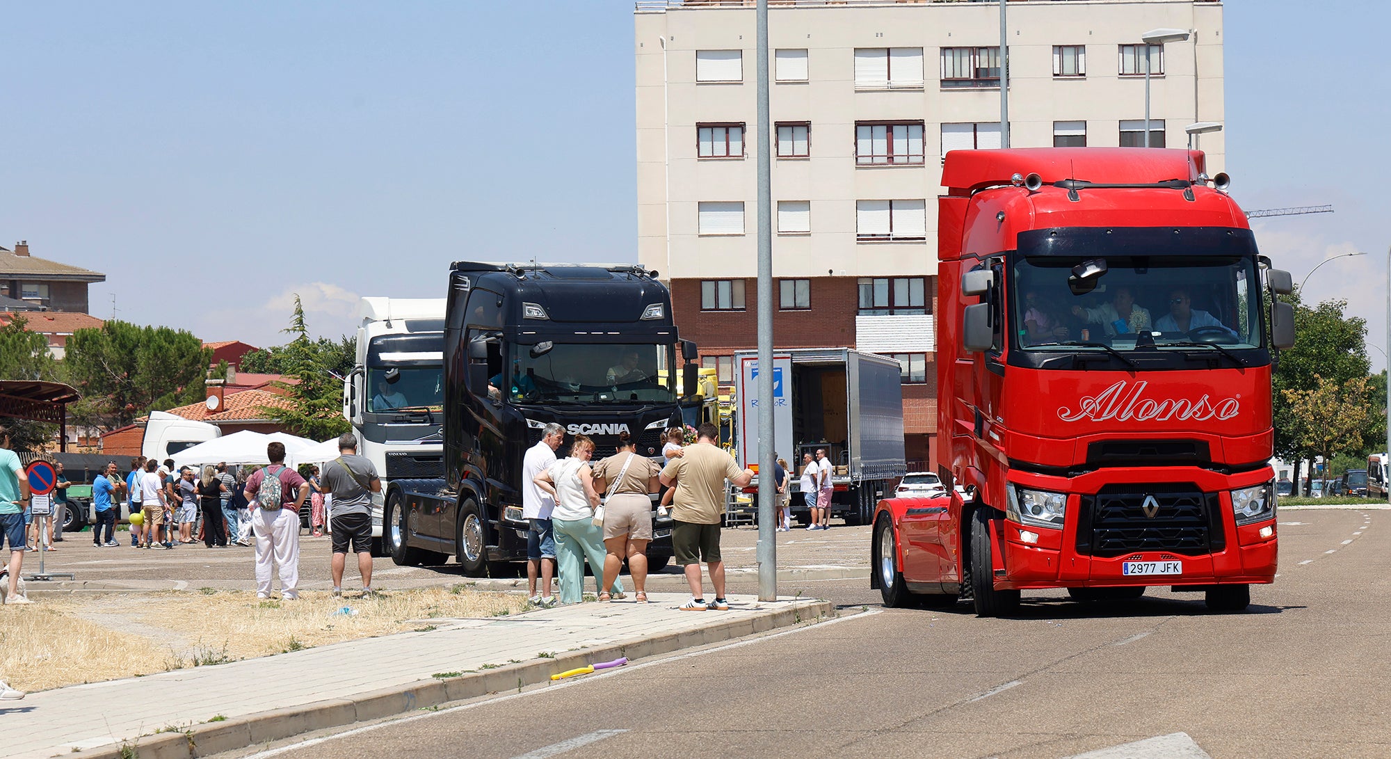 Los transportistas celebran un San Cristóbal