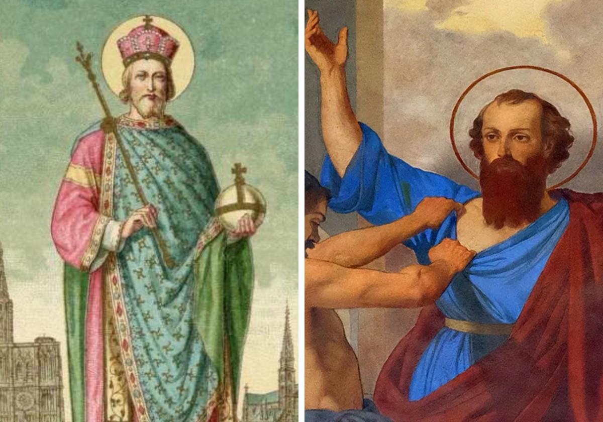 San Enrique II y San Silas.