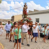 Celebración de San Cristóbal en Baltanás.