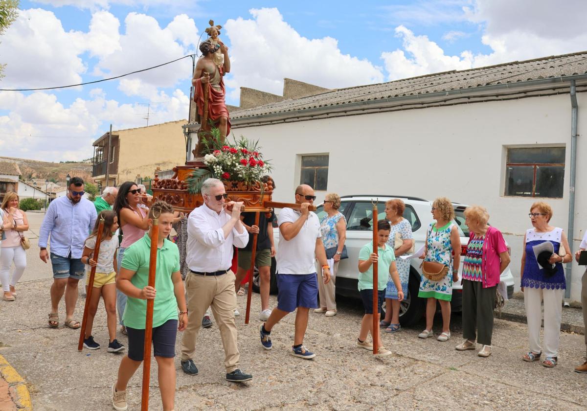 Celebración de San Cristóbal en Baltanás.