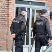 Imagen de archivo de dos policías nacionales en Valladolid.