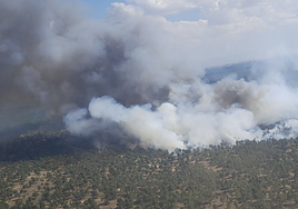 Incendio en Cuéllar.