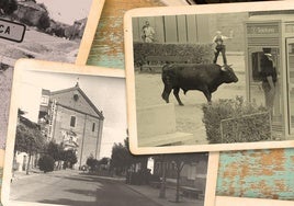 Collage de fotos antiguas de La Seca.