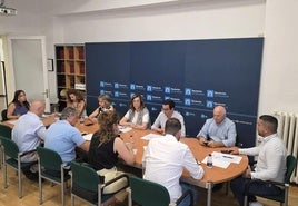 Reunión de la Junta de Gobierno de la Diputación.