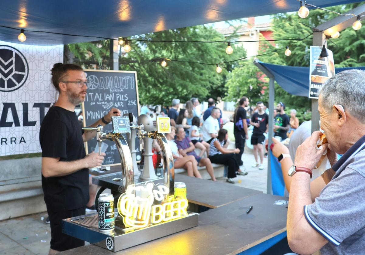 Feria de la cerveza en Torquemada.