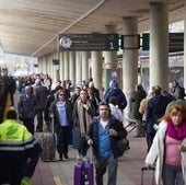 Estación de Renfe en Santander.