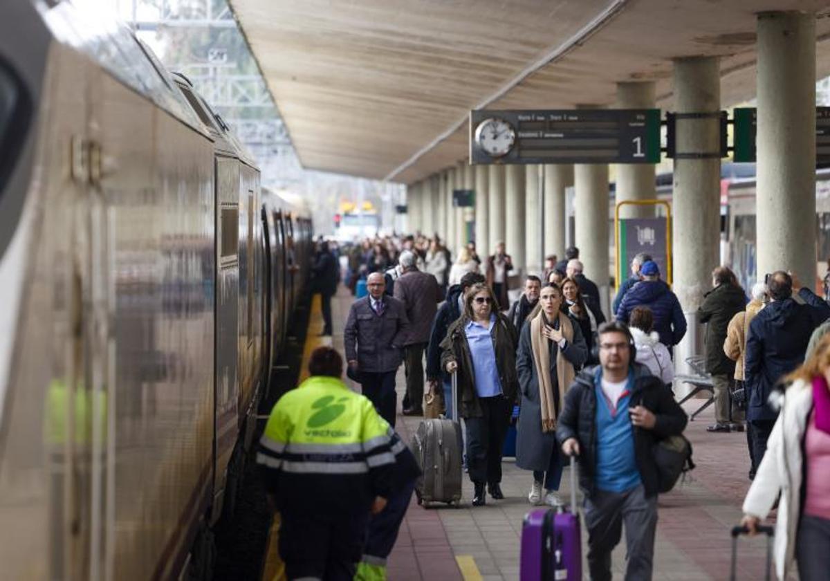 Estación de Renfe en Santander.