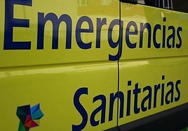 Imagen de una ambulancia del Sacyl.