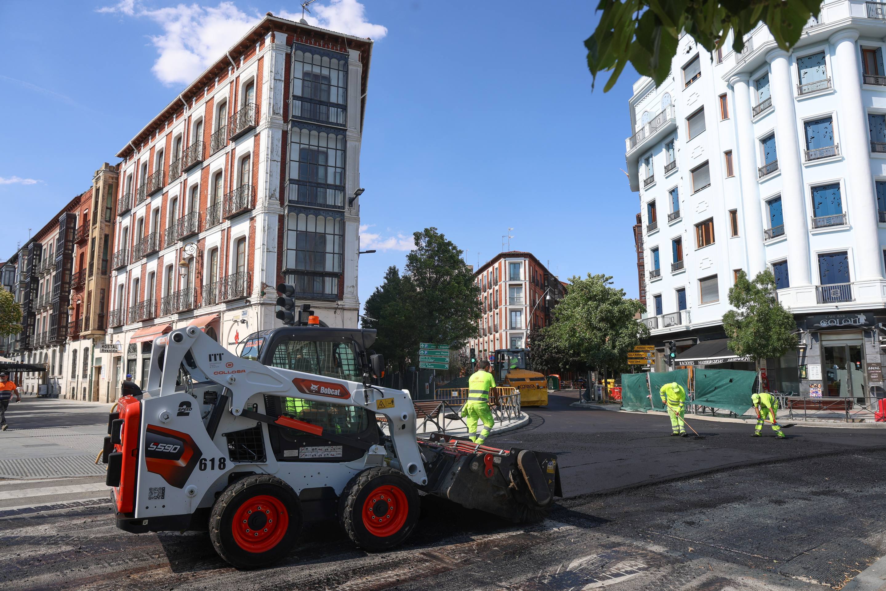 Así han ultimado los trabajos para la reapertura de la calle Muro y Estación