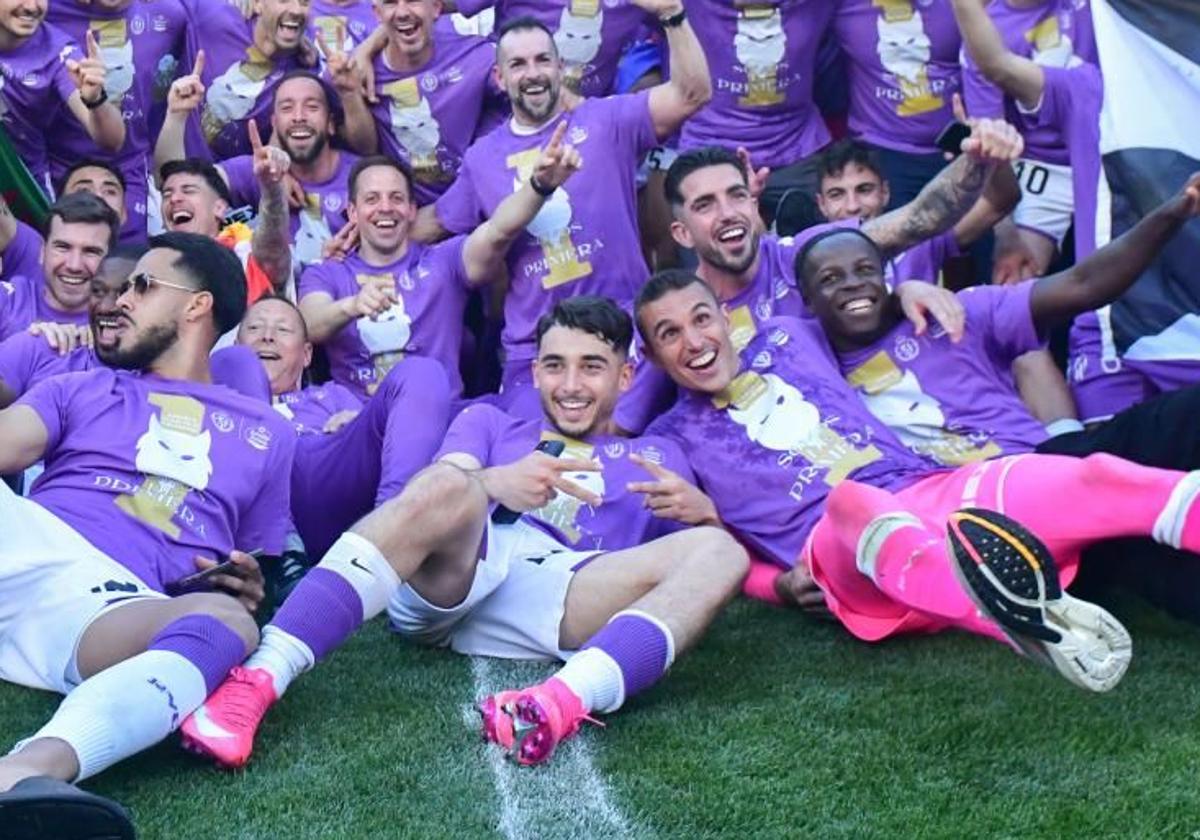 Raúl Moro en el ascenso a primera división.